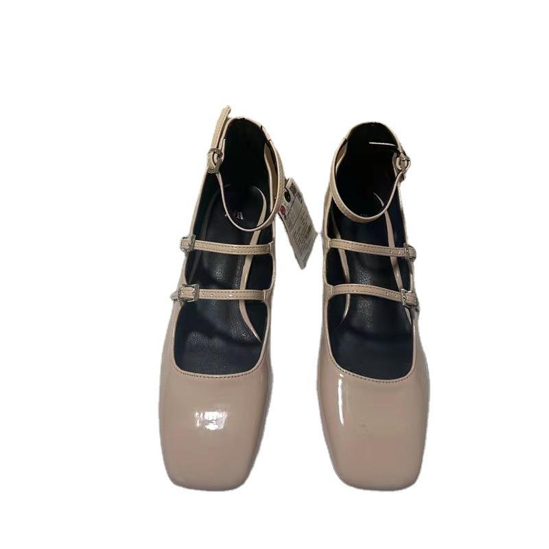 La ballerine Mary Jane carré Luke | Talons plats et moyens Femme Chaussures Femme