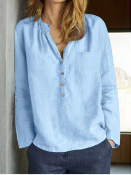 La blouse ample chambray pur coton Nipoa | Blouses et chemises Blouses et chemises Blouses et chemises