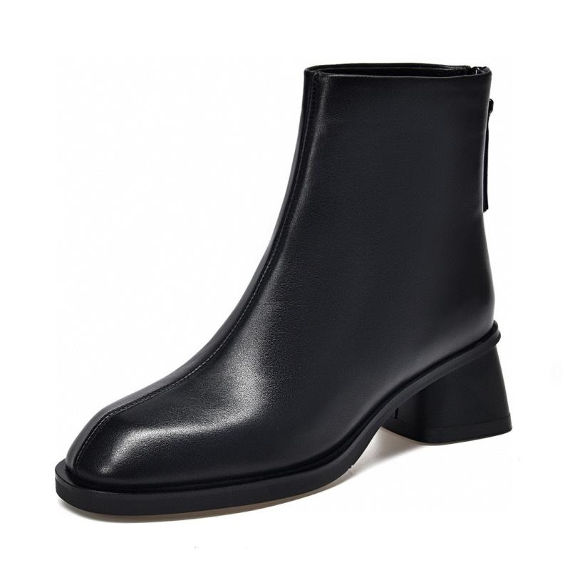 La botte à talon Holton en cuir lisse Femme | Bottes Femme Bottes Bottes