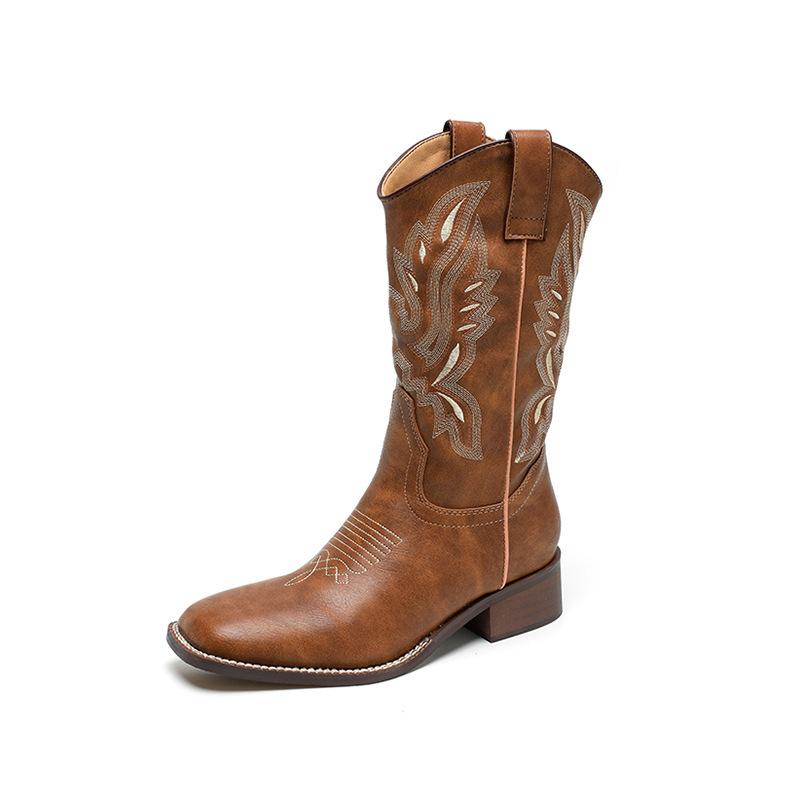 La botte western courte cloutée Nowhere Femme | Bottes Femme Bottes Bottes