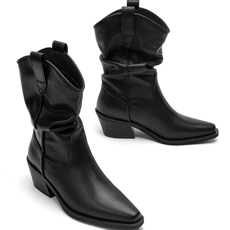 La botte western Zyla en cuir Femme | Bottes Femme Bottes Bottes