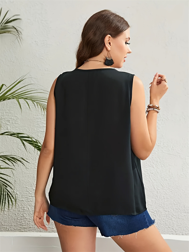 La camisole satinée col rond | Camisoles Camisoles Camisoles