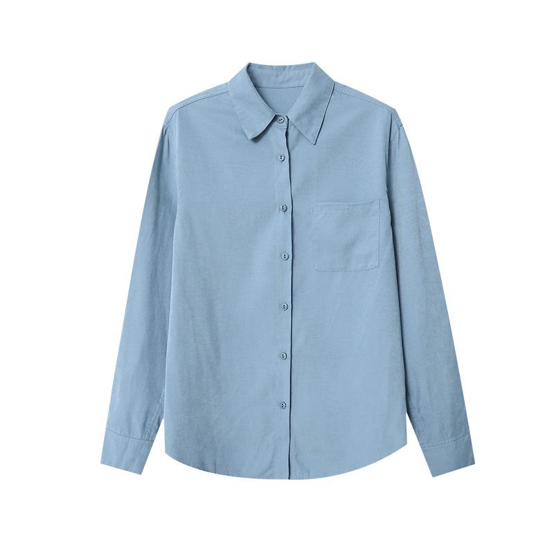 La chemise fin velours côtelé poche plaquée | Blouses et chemises Blouses et chemises Blouses et chemises