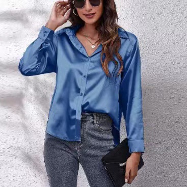 La chemise satinée minimaliste | Blouses et chemises Blouses et chemises Blouses et chemises