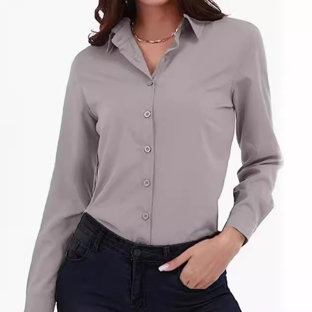 La chemise soyeuse boutons dissimulés | Blouses et chemises Blouses et chemises Blouses et chemises