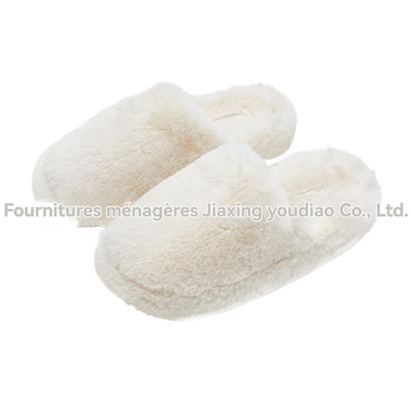 La pantoufle tricot peluche | Pantoufles Femme Chaussures Femme