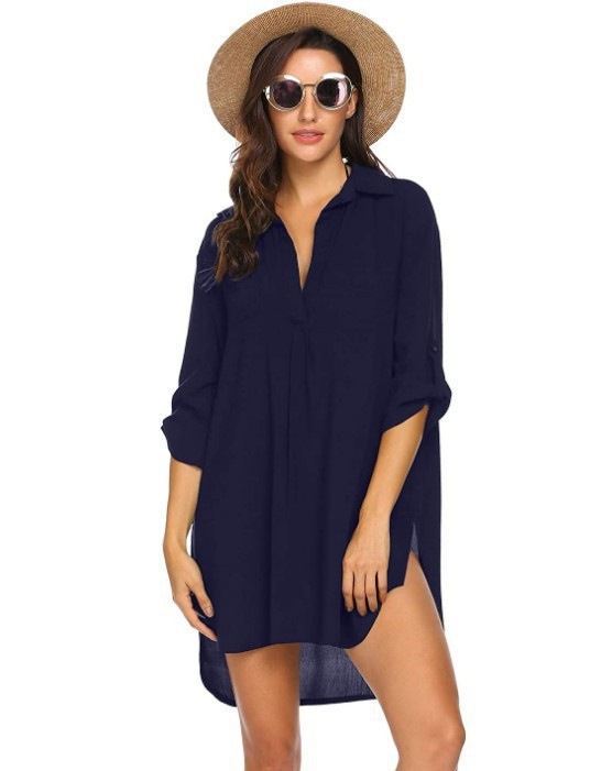 La robe chemise tombé lourd | Robes Robes Femme