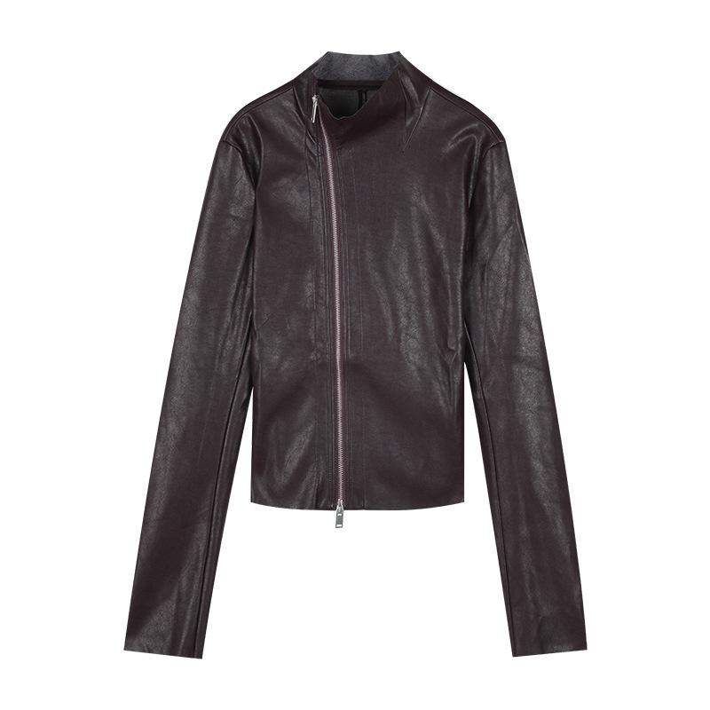 La veste moto courte faux cuir | Vestes et vestons Vestes et vestons Femme