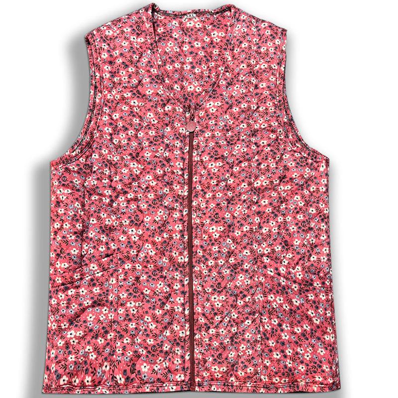 La veste sans manches matelassée fleurs d’été | Vestes et vestons Vestes et vestons Femme