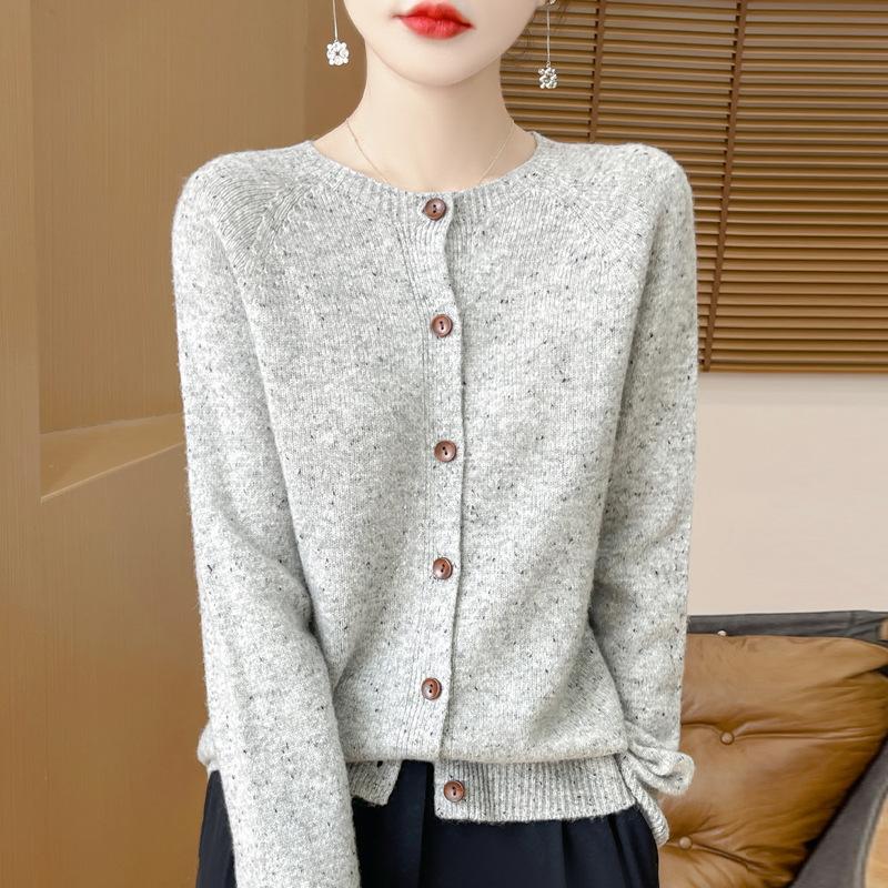 Le cardigan mérinos confettis Douve | Chandails Chandails Chandails