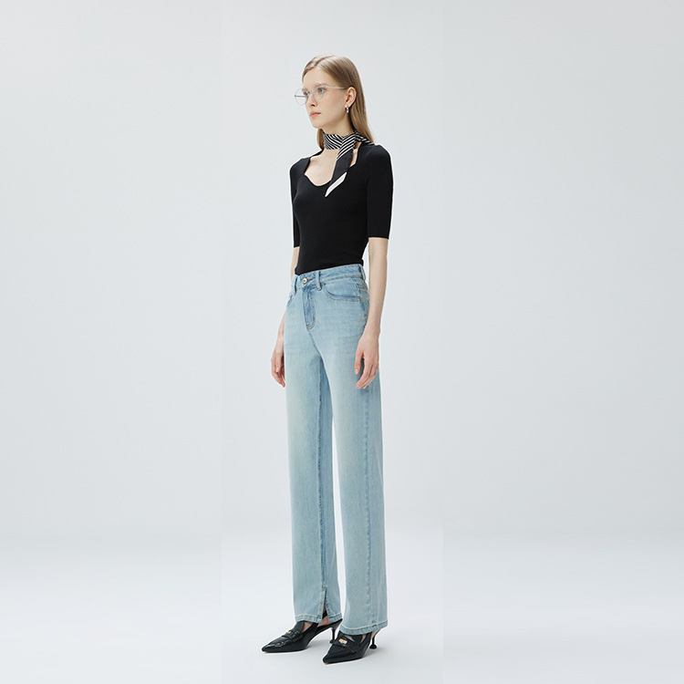 Le jean mom taille haute Coupe Old School | Jeans Jeans Femme