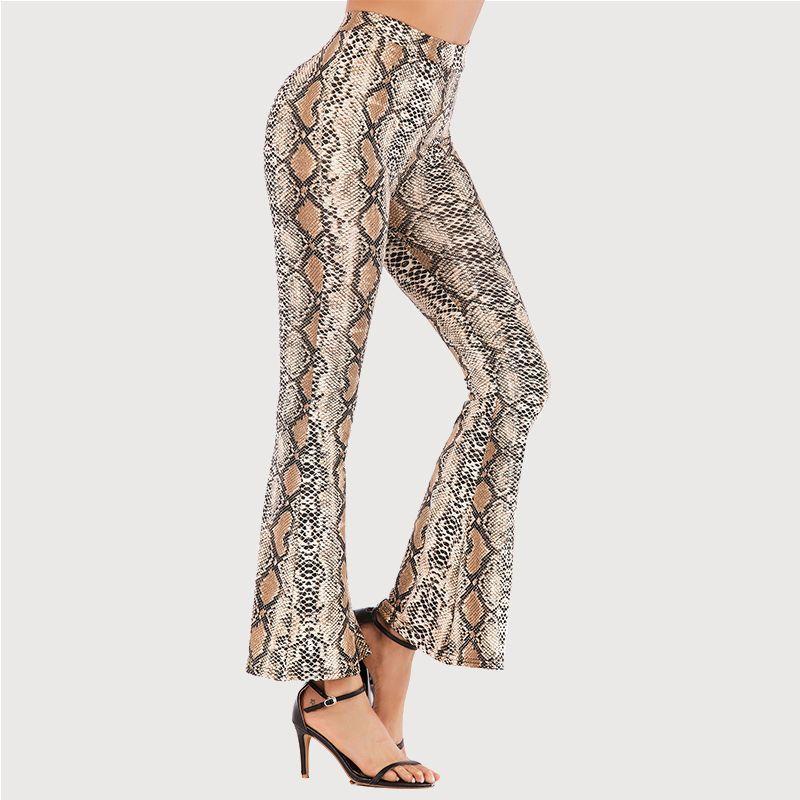 Le leggin évasé imprimé animal | Pantalons Pantalons Femme