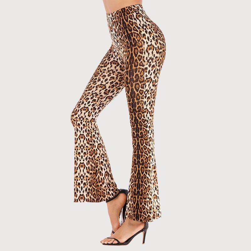 Le leggin évasé imprimé animal | Pantalons Pantalons Femme