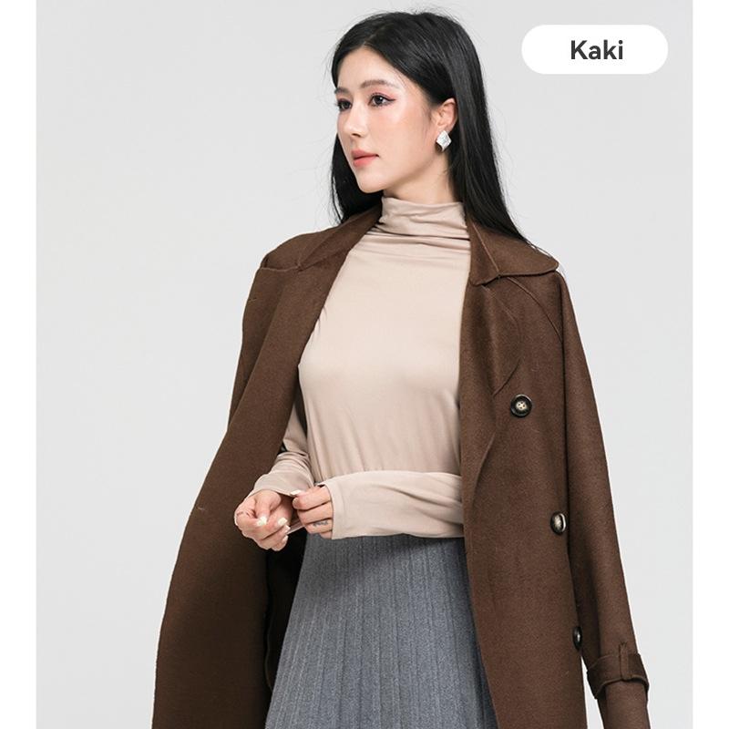 Le manteau col cranté double boutonnage | Manteaux Manteaux Femme