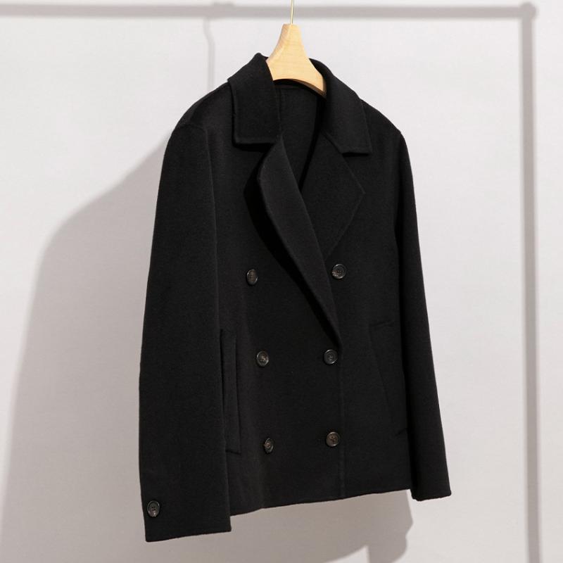 Le manteau court laine retransformée | Manteaux Manteaux Femme