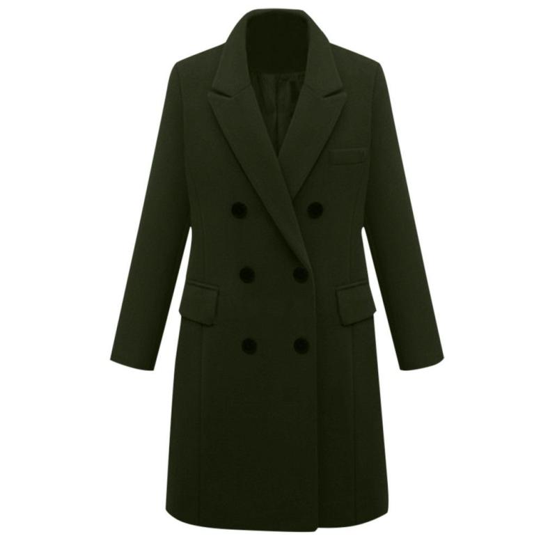 Le manteau feutre brossé double boutonnage | Manteaux Manteaux Femme