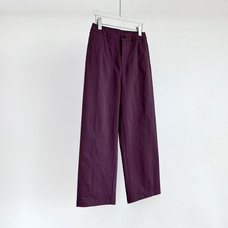 Le pantalon chino large structuré | Pantalons Pantalons Femme