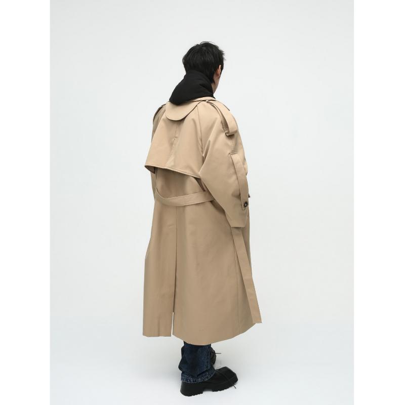 Le trench surdimensionné Toini taupe | Manteaux Manteaux Femme