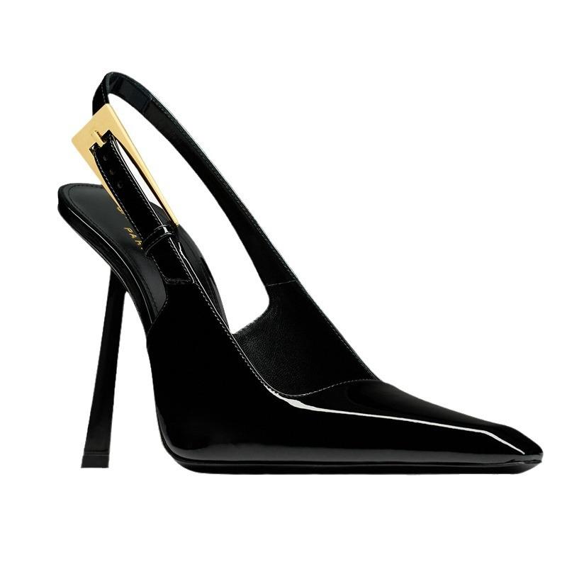 L’escarpin à bride cuir lustré Berkely | Talons hauts Femme Chaussures Femme