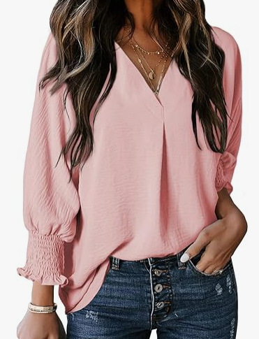 La blouse col V manches bouffantes | Blouses et chemises Blouses et chemises Blouses et chemises