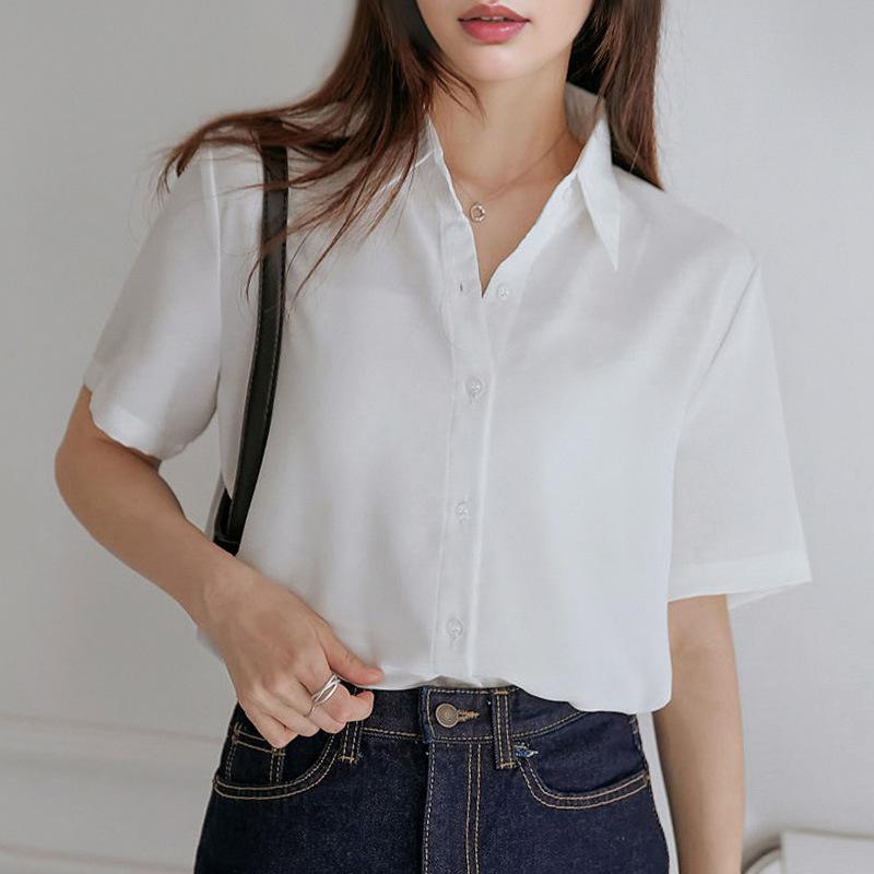 La chemise voilage diaphane uni | Blouses et chemises Blouses et chemises Blouses et chemises